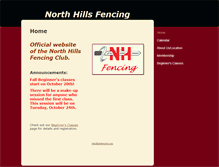Tablet Screenshot of nhfencing.org
